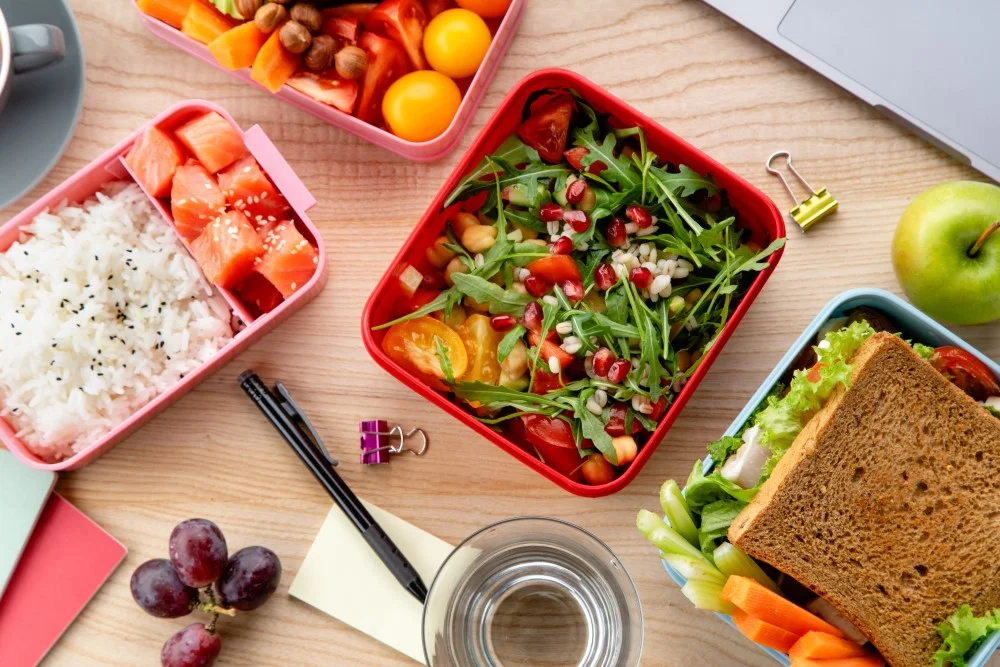 Forskellige madkasser