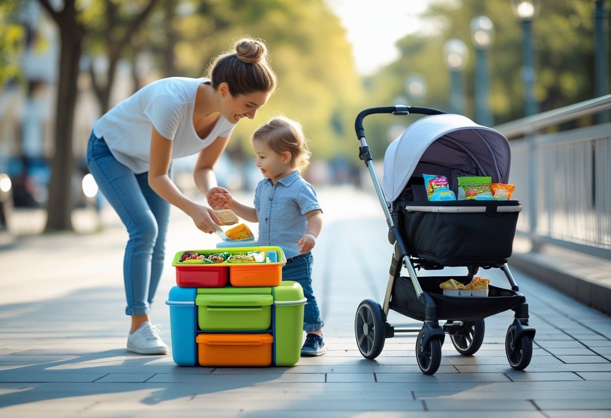 Praktiske tips til forældre på farten madpakker og barnevogne i fokus